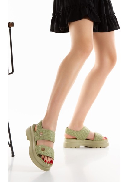 Dolgulu Çift Bant Kadın Sandalet fiyatları