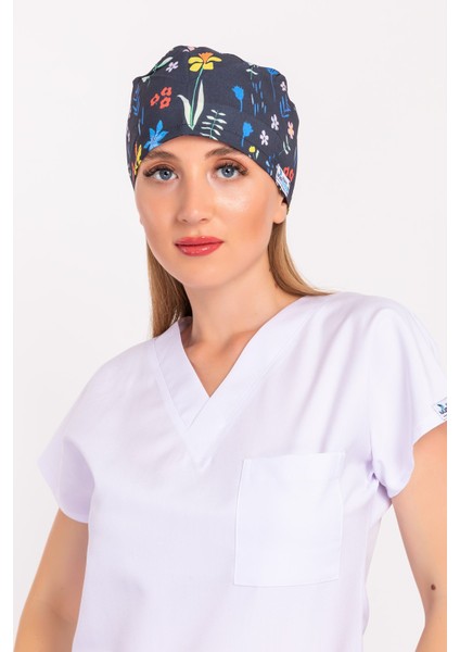 Lale Desenli Doktor Hemşire Hastane Medikal Cerrahi Bone B150 modelleri