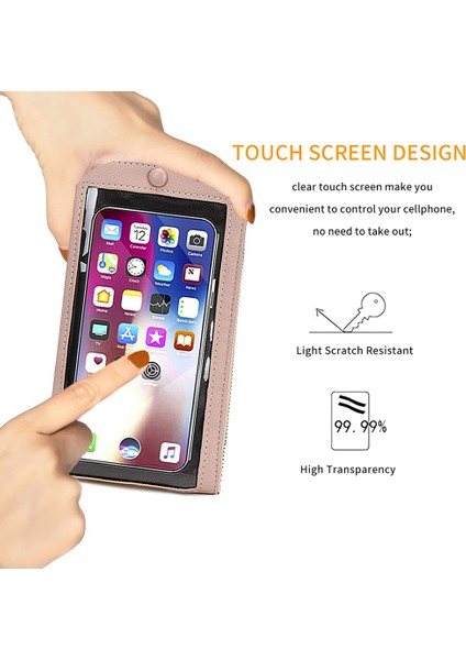 Telefon Çantası Dokunmatik Ekran Omuz Çantası Cüzdan Çantası (Yurt Dışından) indirimleri