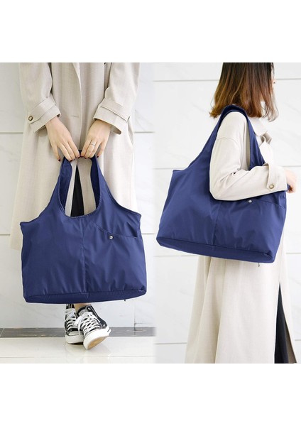 Kadın Moda Tote - Suya Dayanıklı Naylon Omuz Çantası (Yurt Dışından)
