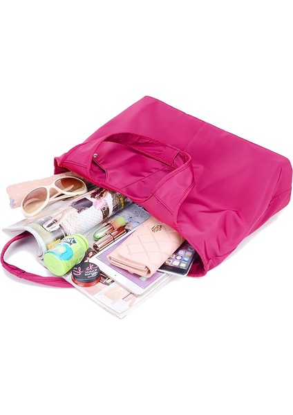 Kadın Moda Tote - Suya Dayanıklı Naylon Omuz Çantası (Yurt Dışından)