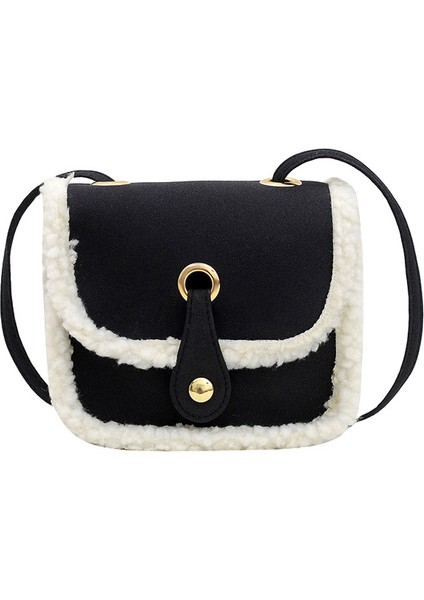 Peluş Çanta Çocuk Crossbody Çanta Moda Mini Kızın Tek Omuz Çantası (Yurt Dışından)