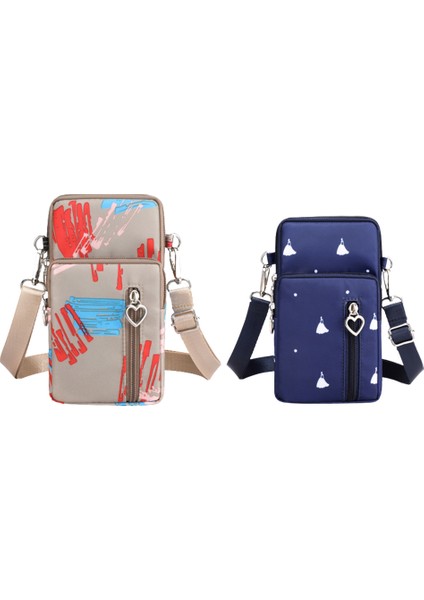 2li Kadın Fermuarlı Crossbody Çanta - Cep Telefonu Çantası (Yurt Dışından)
