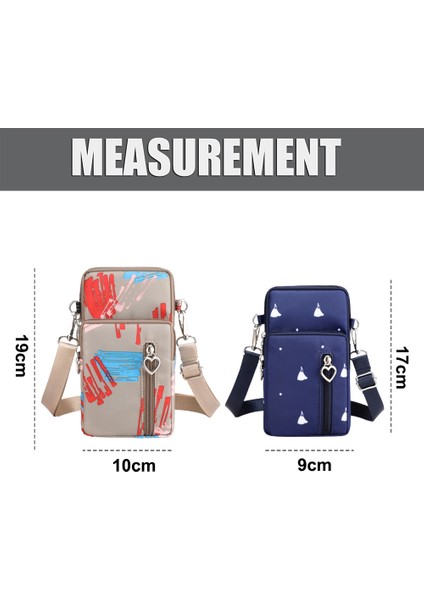 2li Kadın Fermuarlı Crossbody Çanta - Cep Telefonu Çantası (Yurt Dışından)