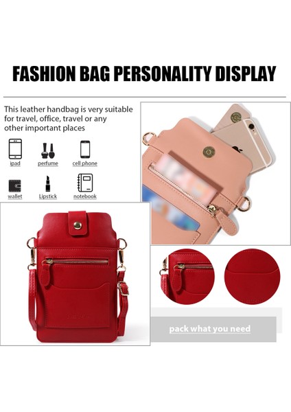 Cep Telefonu Çapraz Çanta - Kordon Cüzdanlı Küçük Omuz Çantası (Yurt Dışından) fırsatları