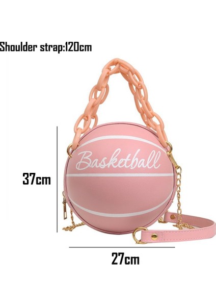 Kadın Basketbol Şekilli Mini Zincir Çanta Omuz Messenger Çanta (Yurt Dışından) fiyatları