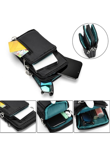 2 Adet Telefon Çantası Crossbody Spor Kol Bandı (Yurt Dışından)