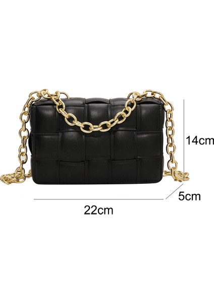 Popüler Moda Dokuma Küçük Çanta, Basit Küçük Kare Çanta (Yurt Dışından)