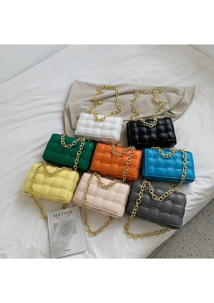 Popüler Moda Dokuma Küçük Çanta, Basit Küçük Kare Çanta (Yurt Dışından)