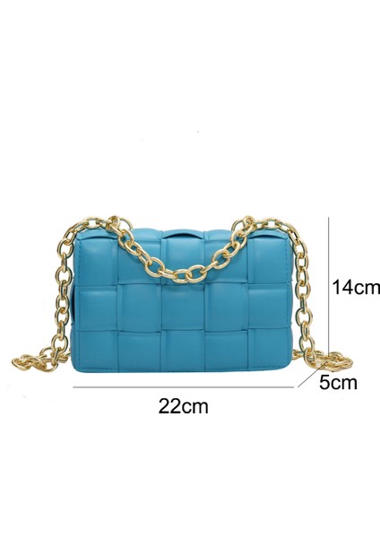 Popüler Moda Dokuma Küçük Çanta, Basit Küçük Kare Çanta (Yurt Dışından)