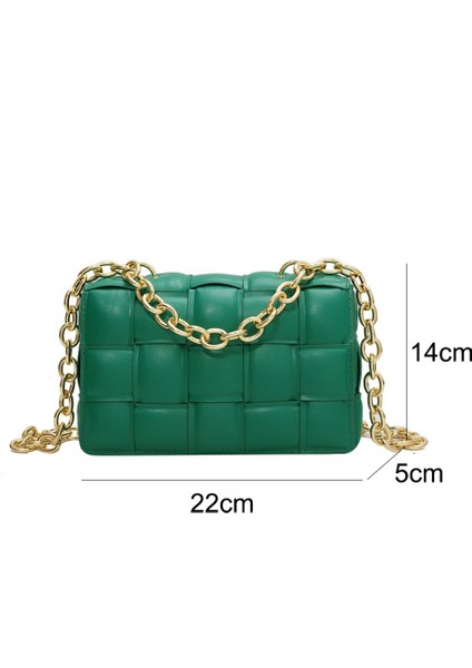 Popüler Moda Dokuma Küçük Çanta, Basit Küçük Kare Çanta (Yurt Dışından)