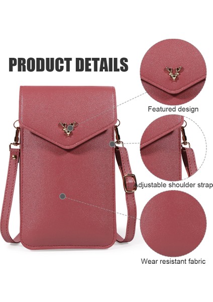 Dokunmatik Crossbody Telefon Çantası, Kart Yuvalı Omuz Çantası (Yurt Dışından) modelleri