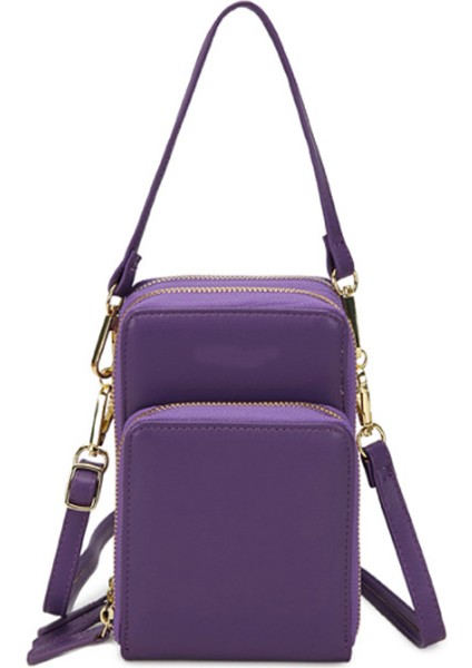 Mini Crossbody Cep Telefonu Cüzdanı, Kredi Kartı Yuvalı Cüzdan (Yurt Dışından)