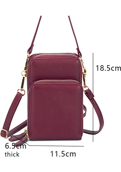 Mini Crossbody Cep Telefonu Cüzdanı, Kredi Kartı Yuvalı Cüzdan (Yurt Dışından)