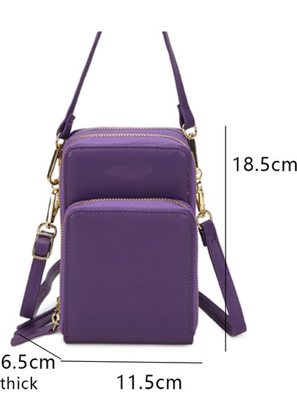 Mini Crossbody Cep Telefonu Cüzdanı, Kredi Kartı Yuvalı Cüzdan (Yurt Dışından)