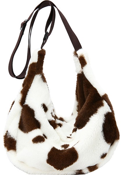 Kadın Moda Omuz Çantası Kabarık Peluş Çanta (Yurt Dışından)