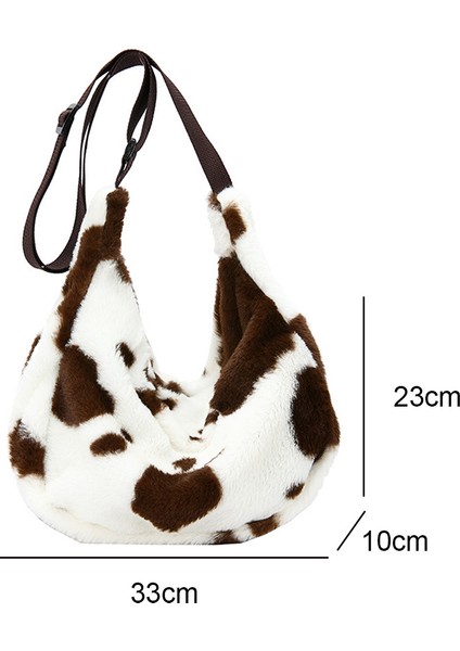 Kadın Moda Omuz Çantası Kabarık Peluş Çanta (Yurt Dışından)