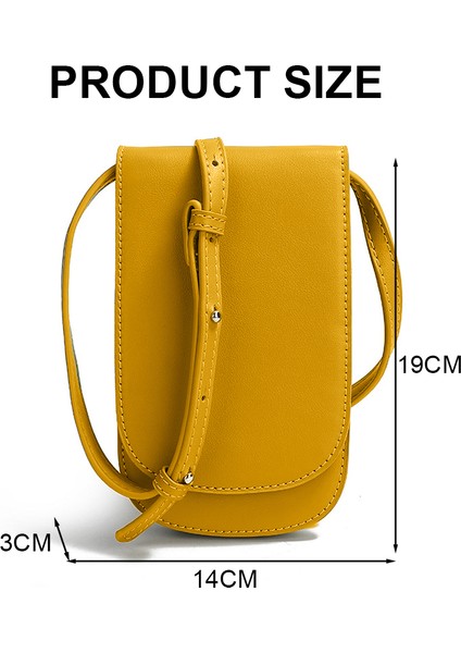 Pu Cep Telefonu Çantası - Basit Moda Omuz Askılı Küçük Çanta (Yurt Dışından)