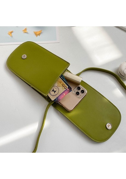 Pu Cep Telefonu Çantası - Basit Moda Omuz Askılı Küçük Çanta (Yurt Dışından)