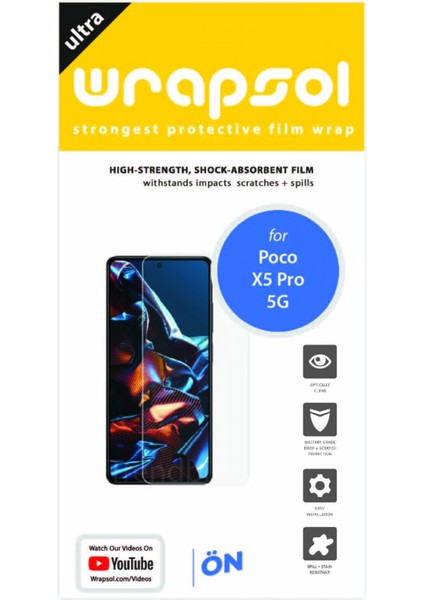 Poco X5 Pro 5g Ekran Koruyucu Tam Kaplayan Esnek Poliüretan Film fiyatları