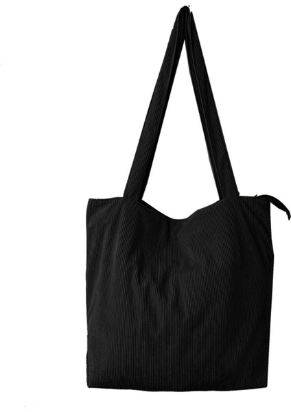 Kadife Kadın Tote Çanta - Günlük Omuz Alışveriş Çantası (Yurt Dışından)