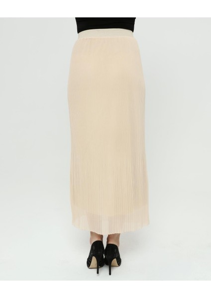 Kadın Pliseli Şifon Uzun Etek fiyatları