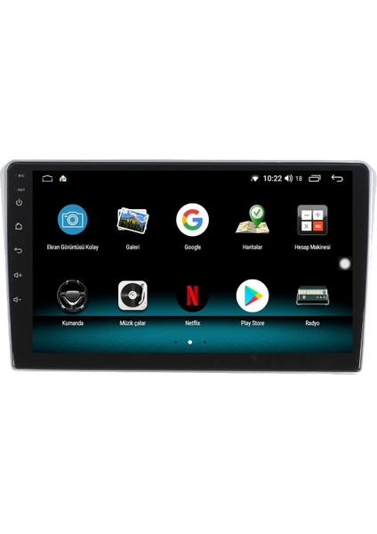 Toyota Avensis Android 10 Multimedya Carplay 2gb Ram + 32GB HDD Navigasyon Ekran