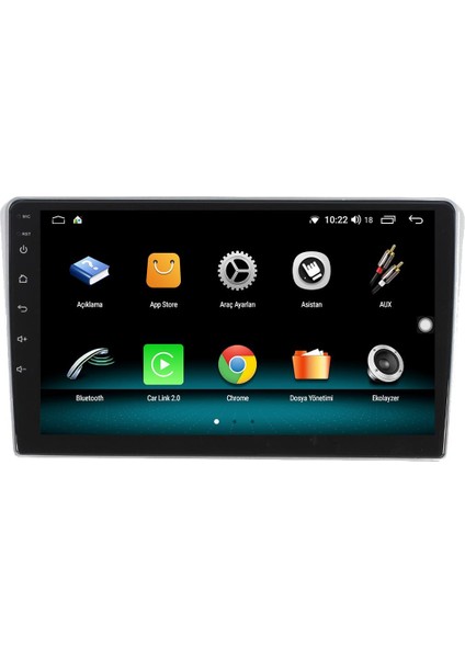 Toyota Avensis Android 10 Multimedya Carplay 2gb Ram + 32GB HDD Navigasyon Ekran