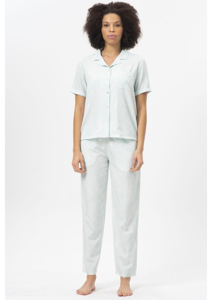 W20415 Düz Paça Kadın Pijama Altı modelleri