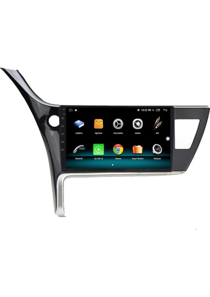 Toyota Corolla Android 10 Multimedya Carplay 2gb Ram + 32GB HDD Navigasyon Ekran fırsatları