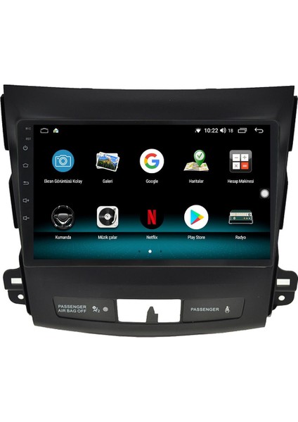 Mitsubishi Outlander Android 10 Multimedya Carplay 2gb Ram + 32GB HDD Navigasyon Ekran fırsatları