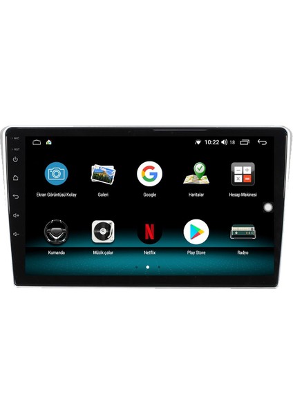 Toyota Auris Android 10 Multimedya Carplay 2gb Ram + 32GB HDD Navigasyon Ekran modelleri