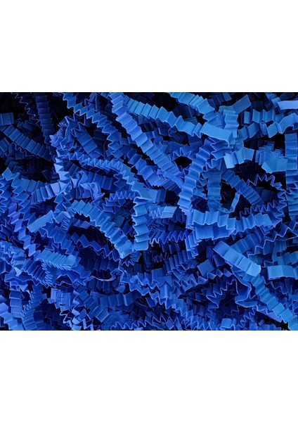 Zigzag Kırpık Kağıt – Lacivert – 100GR Kutu Içi Süsleme – Kırpıntı Zigzag Z Kağıt