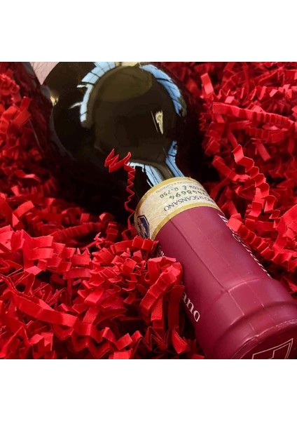 Zigzag Kırpık Kağıt – Kırmızı – 500GR Kutu Içi Süsleme – Kırpıntı Zigzag Z Kağıt