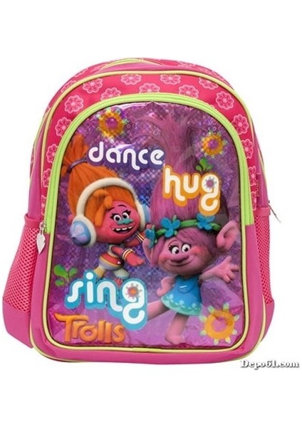 Trolls Çocuk Sırt Çantası Kız Çocuk Mor Sırt Çanta 89341
