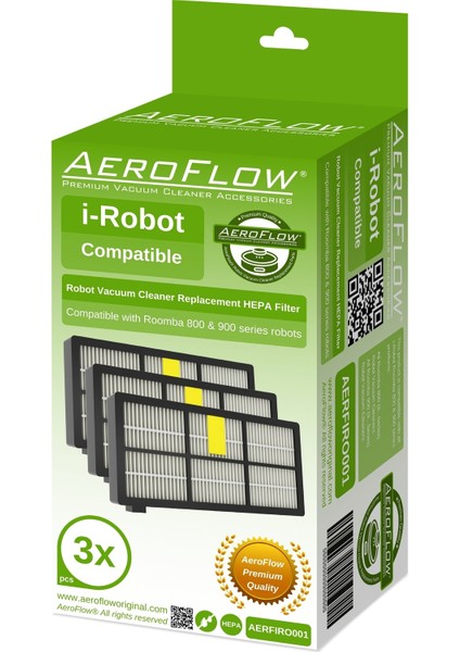 Aeroflow I-Robot Roomba 890 Serisi Yenileme Seti