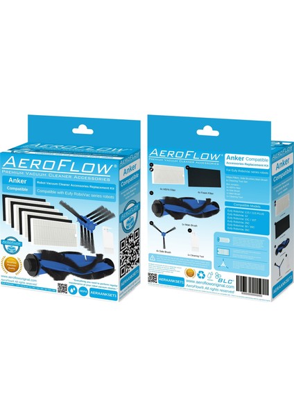 Aeroflow Anker Eufy Robovac G30 Edge Robot Süpürge Uyumlu Aksesuar Seti fiyatları