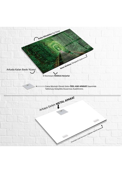 Baharın Esaleti Cam Tablo fırsatları