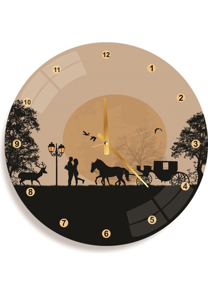 Aşk Cam Saat - 40 cm