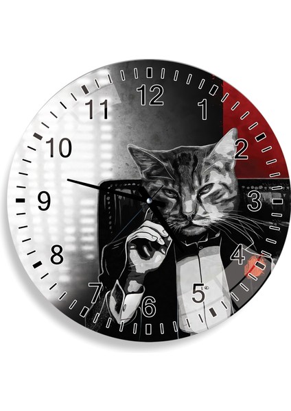 Kedi Cam Saat - 40 cm