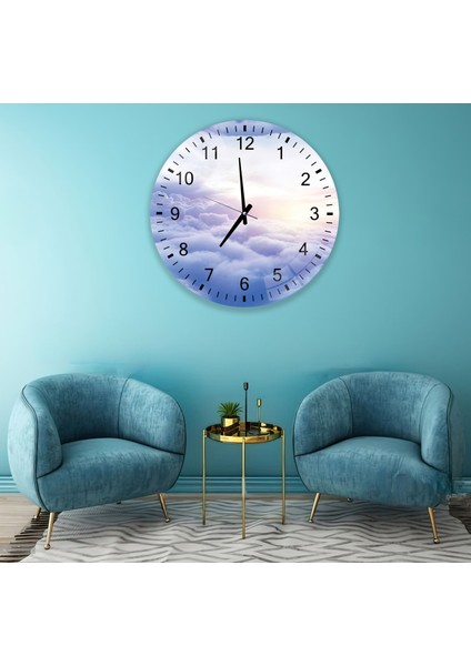 Bulut Cam Saat - 60 cm fırsatları