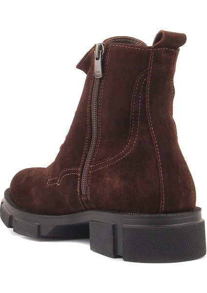 Sail Lakers - Kahverengi Süet Fermuarlı Erkek Bot fırsatları