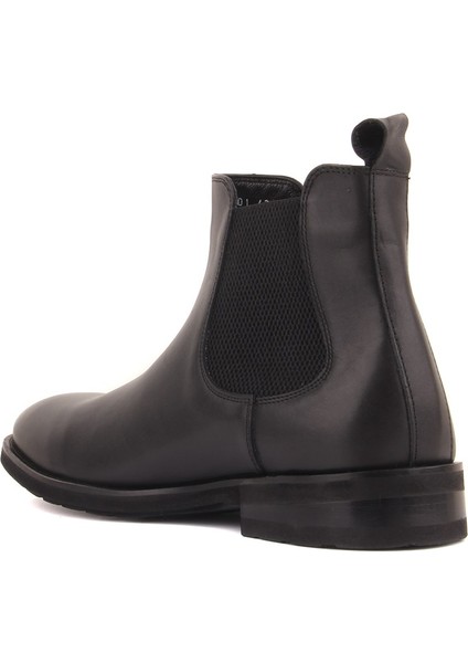 Sail Lakers - Siyah Deri Eva Taban Erkek Chelsea Bot fırsatları