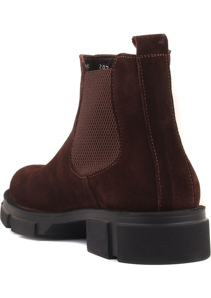 Sail Lakers - Kahverengi Süet Deri Erkek Chelsea Bot fırsatları