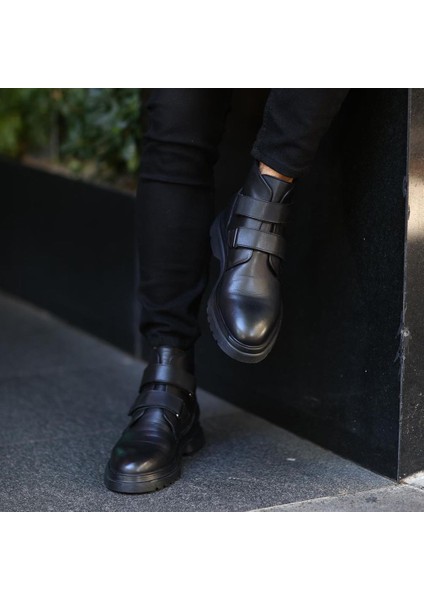 Sail Lakers - Siyah Deri Cırtlı Eva Taban Erkek Bot fiyatları