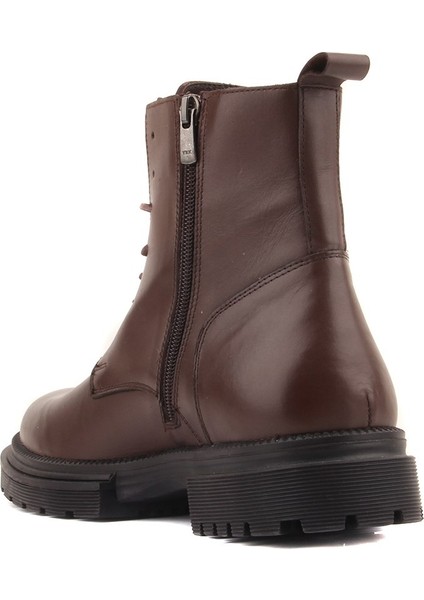 Sail Lakers - Kahverengi Deri Fermuarlı Erkek Bot fırsatları