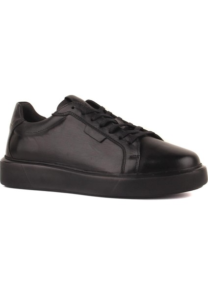 Sail Lakers - Siyah Deri Erkek Sneaker