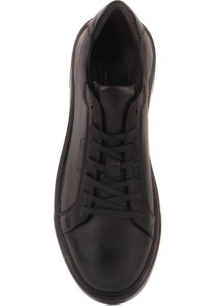 Sail Lakers - Siyah Deri Erkek Sneaker