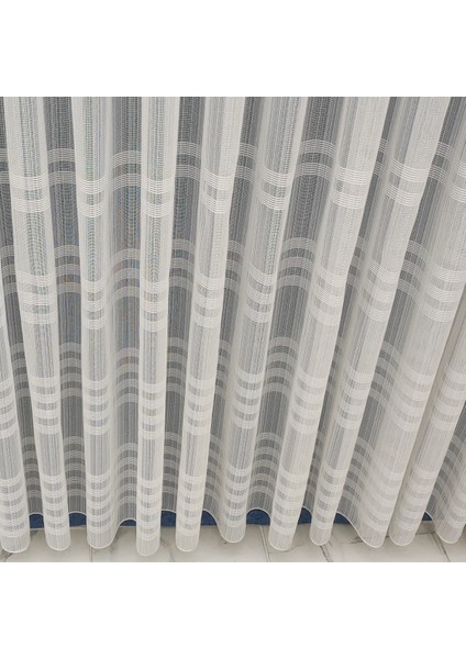 Tül Perde Ağır Gramajlı Sıra Bantlı Sade Kullanışlı Tül Perde 1x2 Seyrek Pileli Tül Perde indirimleri