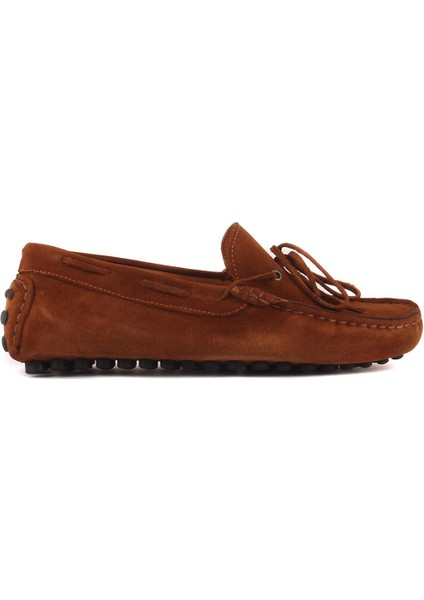 Sail Lakers - Taba Süet Erkek Loafer